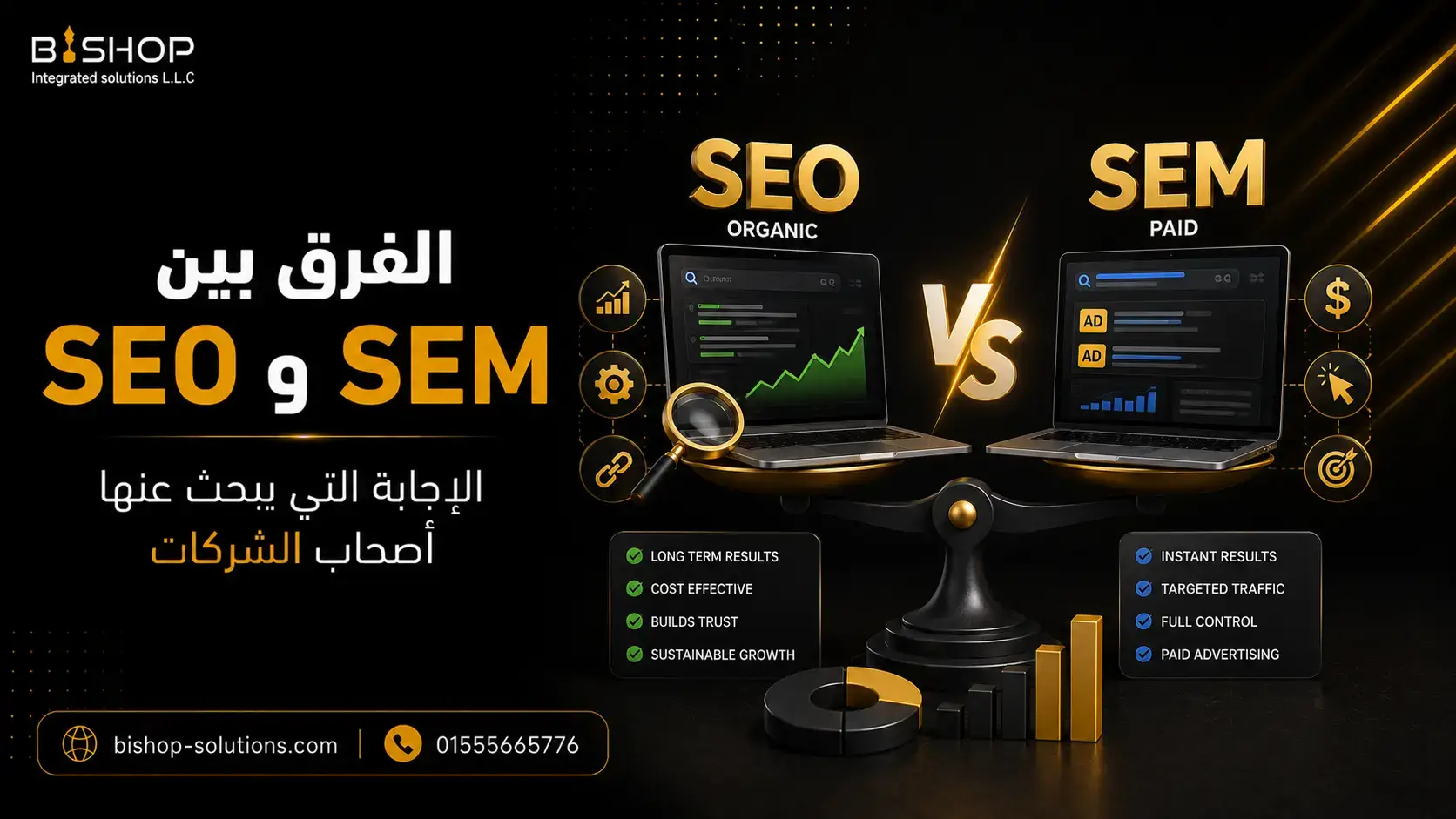 الفرق بين SEO و SEM