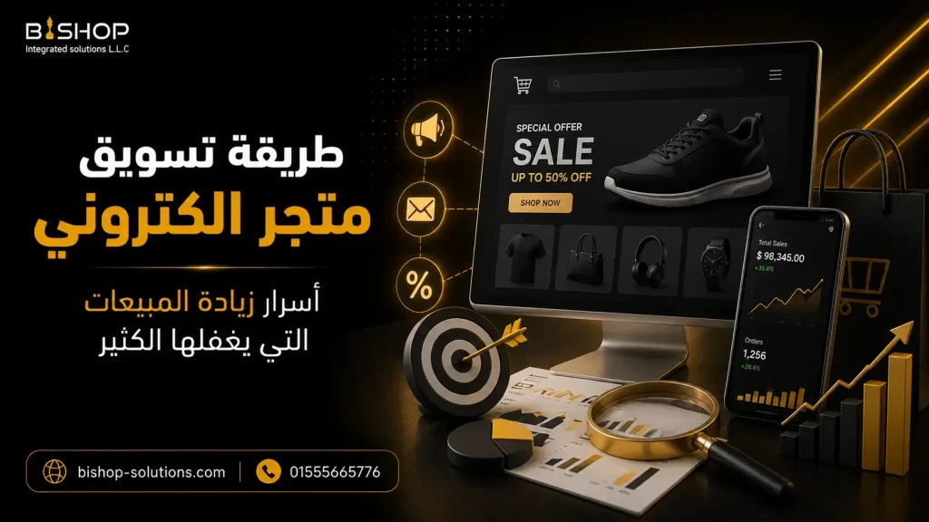 طريقة تسويق متجر الكتروني
